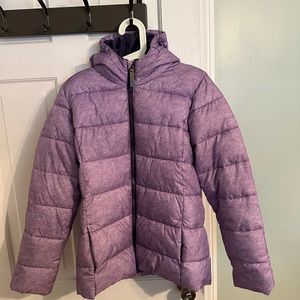 Champion girls 14/16 (XL) Purple Puff Jacket